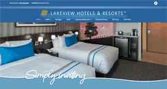 Desktop Screenshot of lakeviewhotels.com